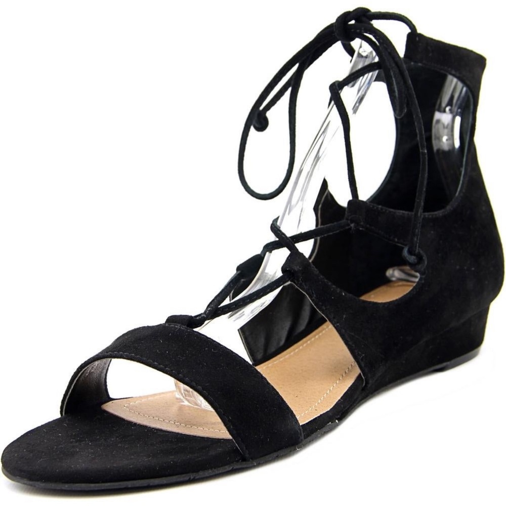 TAHARI Gladiator Camden Suede Flat Sandal …